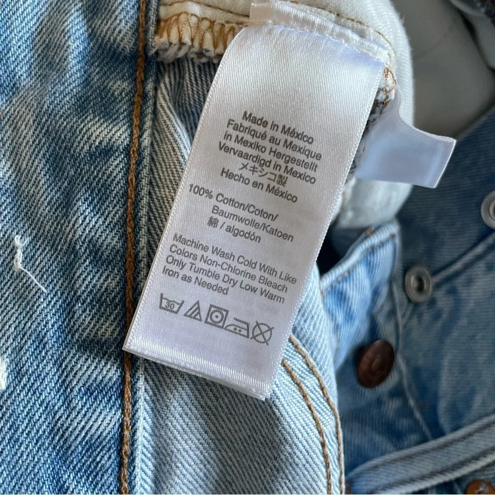 Madewell Relaxed Denim Shorts Medium wash Size 25